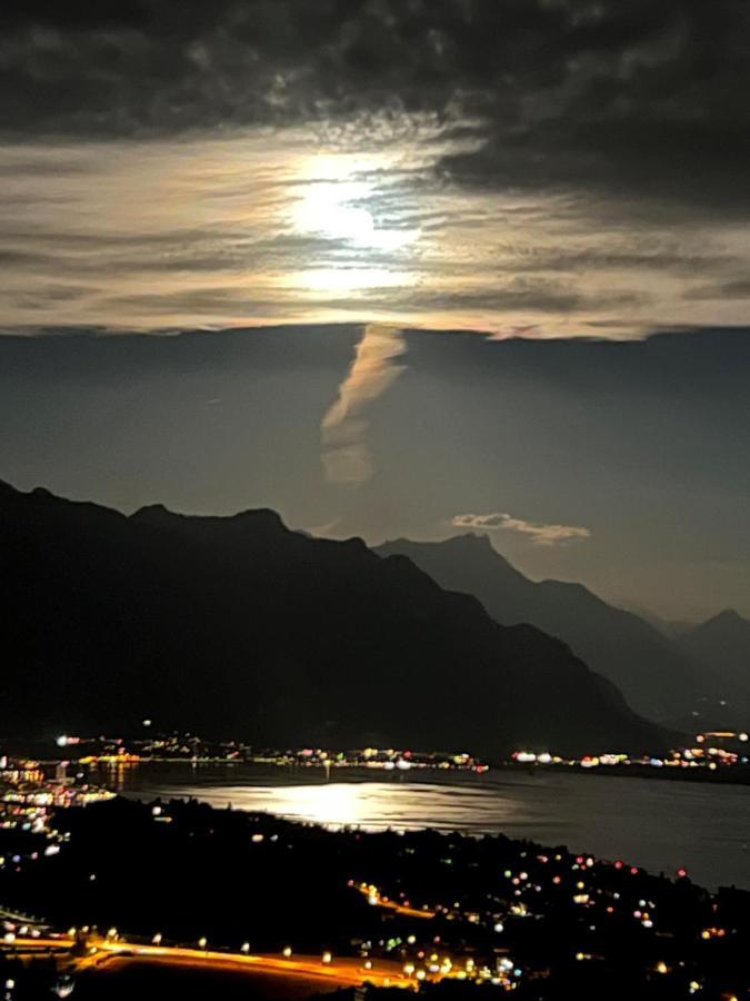 Appartement Moderne Avec Vue Panoramique A Jongny Proche De Montreux Exterior foto