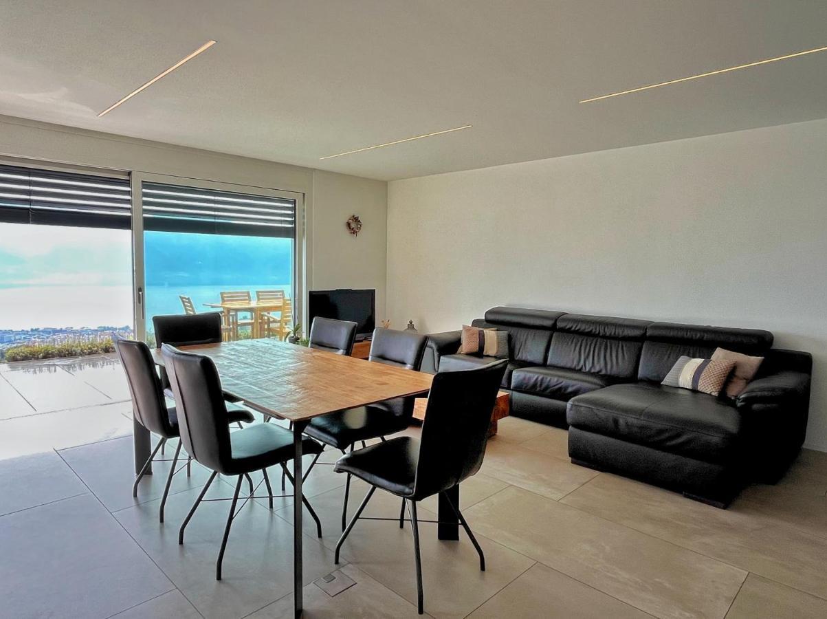 Appartement Moderne Avec Vue Panoramique A Jongny Proche De Montreux Exterior foto