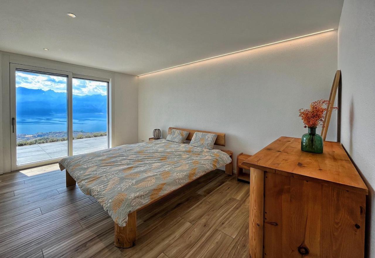 Appartement Moderne Avec Vue Panoramique A Jongny Proche De Montreux Exterior foto