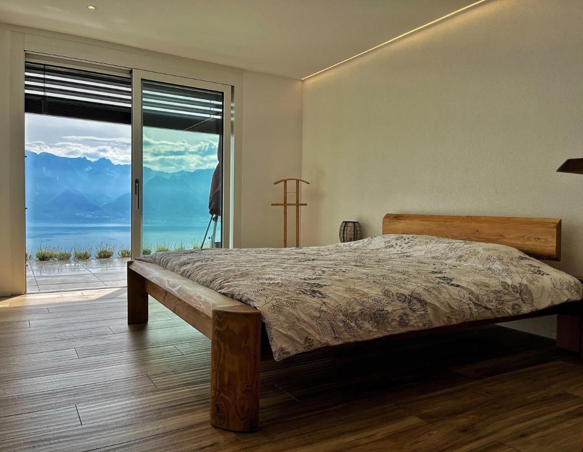 Appartement Moderne Avec Vue Panoramique A Jongny Proche De Montreux Exterior foto